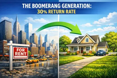 The "Boomerang" Effect: 30% of Gen Z Movers Returned to Their Home State This Year